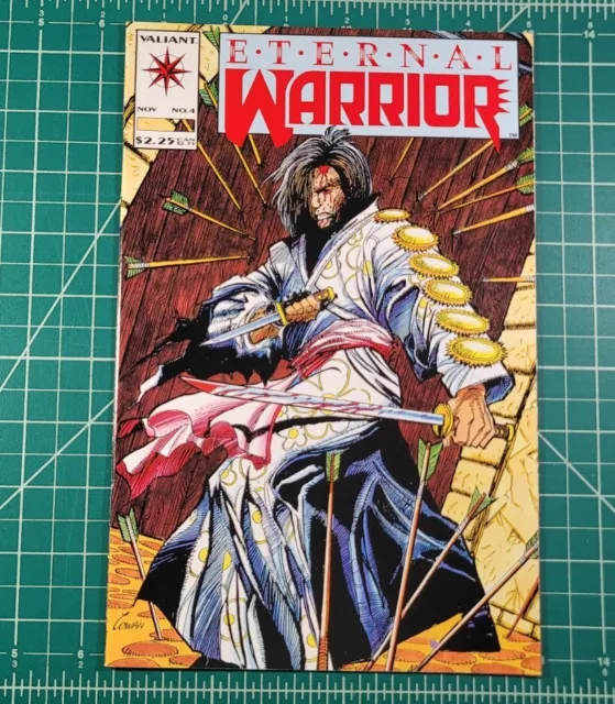 Eternal Warrior #4 (1992) 1st App Bloodshot Valiant Comics Cowan Cvr Art! VF/NM