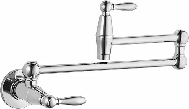 Pfister GT533-TDC Port Haven Wall Mounted Pot Filler Faucet Polished Chrome