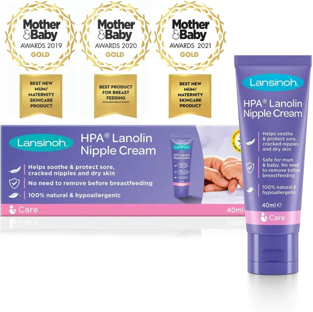 Lansinoh HPA Lanolin Nipple Cream 40ml for Breastfeeding mum Nursing sore nipple 3