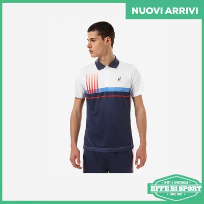 Australian Polo uomo Australian maglia ragazzo manica corta tennis tempo libero palestra 