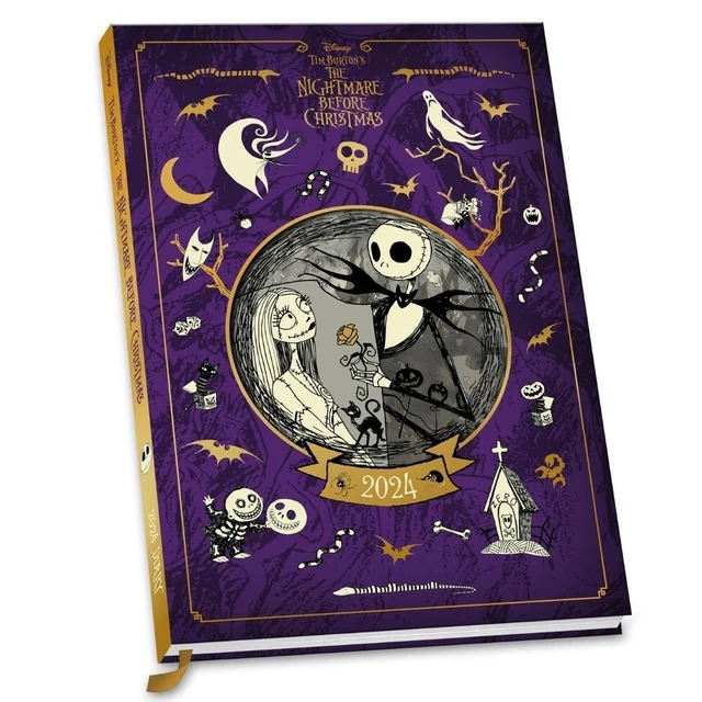2024 DIARY THE Nightmare Before Christmas A5 Hardback Week to View