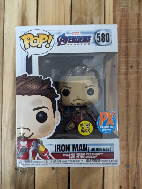 Funko Pop! Movies: Avengers: Endgame - Iron Man (I Am Iron Man) #580