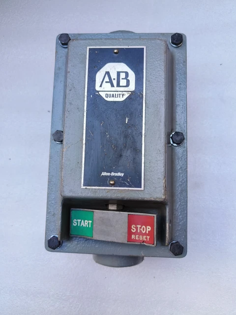 Allen Bradley 609-AEW Manuale di Avviamento Interruttore Start Stop Stazione