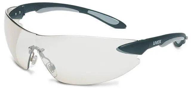 Uvex Ignite Safety Glasses with Black/Silver Frame and Ref-50 Lens ANSI Z87