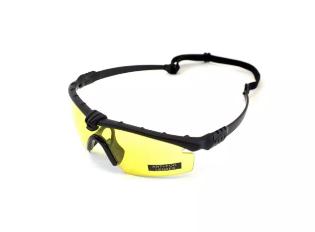 Airsoft Schutzbrille Gelbe Softair Fahrrad Sport Brille Sportbrille Gummiband