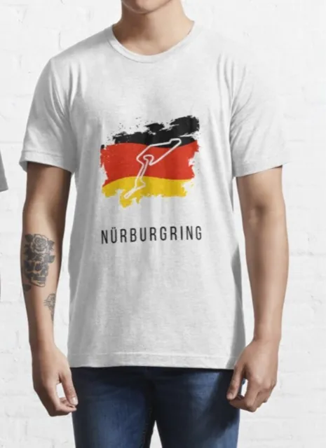 Nurburgring Nordschleife Track Germany T shirt - Motorsports %100 Premium Cotton