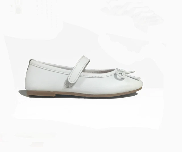 GIOSEPPO SCARPE BIMBA Bambolina Con Cinturino In Pelle Bianco