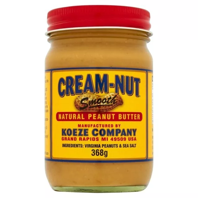 Koeze Burro di arachidi liscio crema dado 368 g