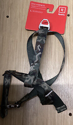 Reddy Dog Harness L Neck:12-19.5 IN Chest 20-27 In  New Free Shipping