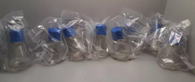 TRIFOREST 125mL PC Graduated Erlenmeyer Shaker Flask DuoCap (8)   FPC0125S