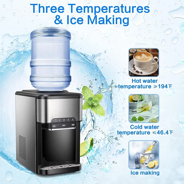 WATER COOLER TOP Loading, Water Dispenser Builtin Ice Maker 4