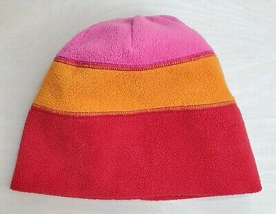 Gap Fleece Winter Hat Unisex S Small Pink Orange Red 10.5” Opening 5