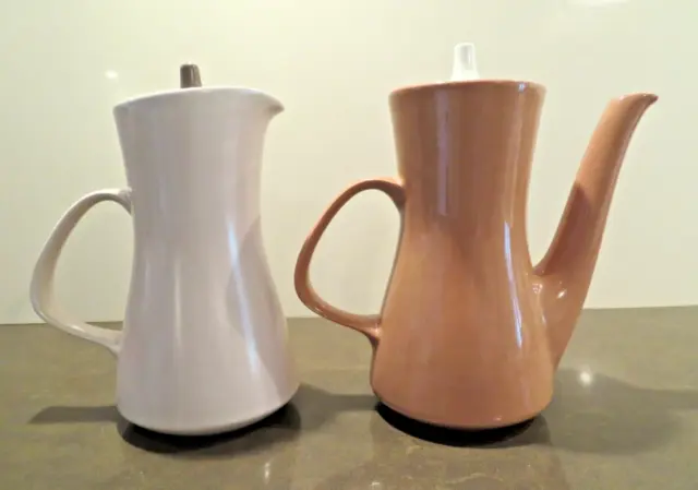 Vintage Mid-Century POOLE Coffee Pot & Lidded Water Jug