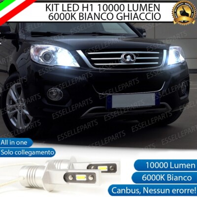 Toledo KIT LED H1 SEAT TOLEDO MK1 6000K BIANCO NO AVARIA ABBAGLIANTI 10000 LUMEN 