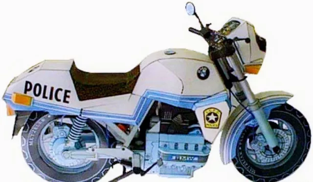 "Polizei-Motorrad BMW K-100",  1:8, ABC/CZ 1994