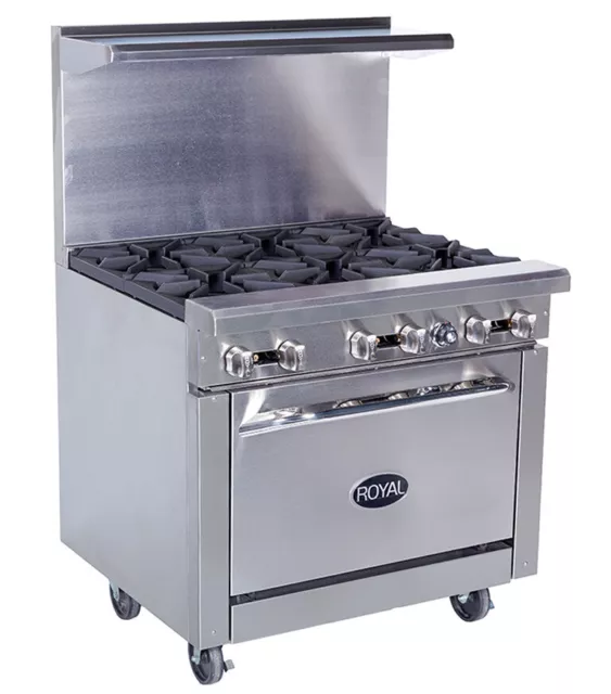 Royal Range of California RR-6 Gas 36" Restaurant Range