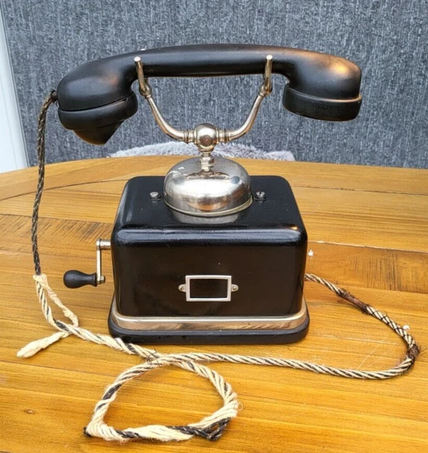 VINTAGE TISCHSTATION G.A.24 Telephone made in 1928 Switzerland by