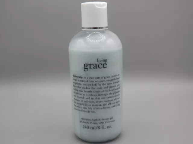 Philosophy Living Grace, Shampoo Bath & Shower GeL 8 oz New