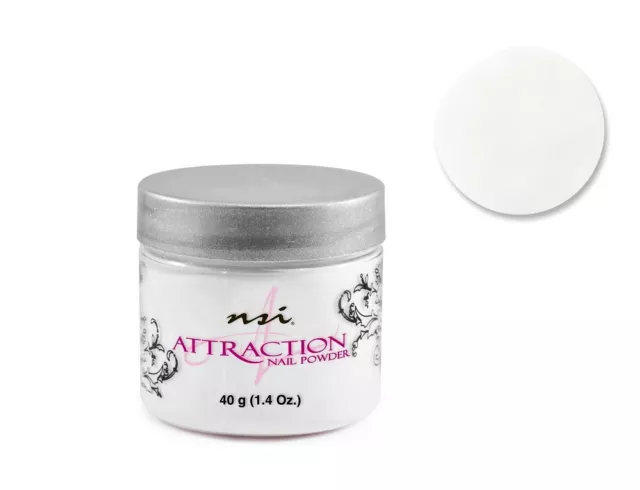 Nsi Attraction Nail Acrylic Powder - Soft white 1.4oz / 40g