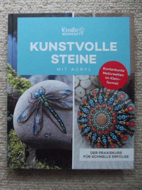 Kunstvolle Steine mit Acryl