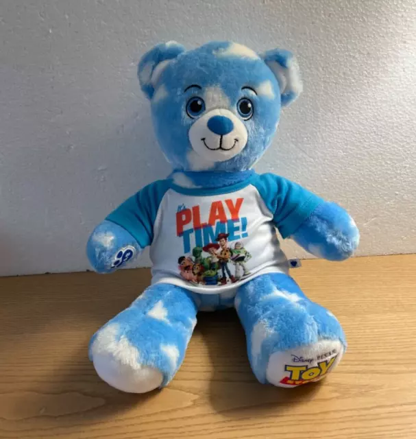 BUILD A BEAR Workshop Toy Story 4 Blue Cloud Teddy Bear w HTF Play