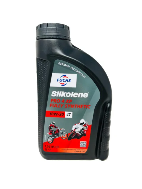 FUCHS SILKOLENE PRO 4 10W-30 Motoröl 4T API SM SN JASO MA2 Motorrad