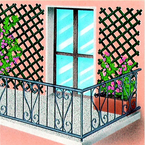 Traliccio Estensibile VERDELOOK In Plastica - Decorazione Per Balcone E Giardino - Foto 13
