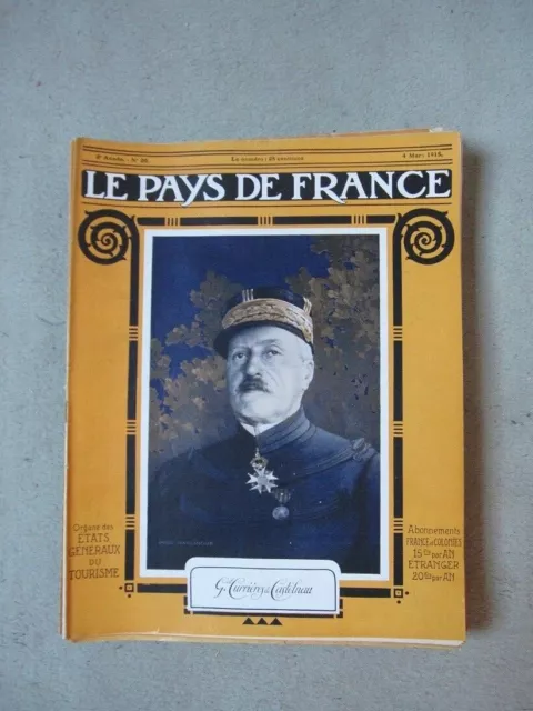 Lot de 37 revues Pays de France parmi les  N°1 au N°99