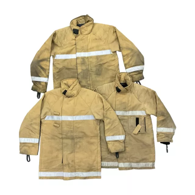 GENUINE BRITISH FIRE Service Firefighter Jacket Flame Resistant Safety ...