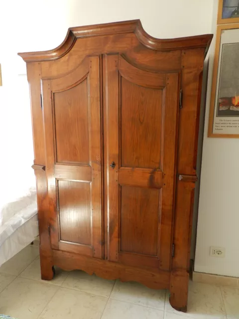 Armadio In Legno, Dote Piemontese, Da Corredo, A Due Ante