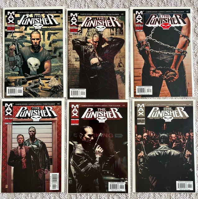 The Punisher #1-6 Marvel Max Comics 2004 NM Garth Ennis