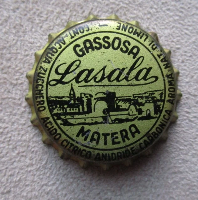 Tappo A Corona Pubblicitario  - Gassosa Lasala - Matera
