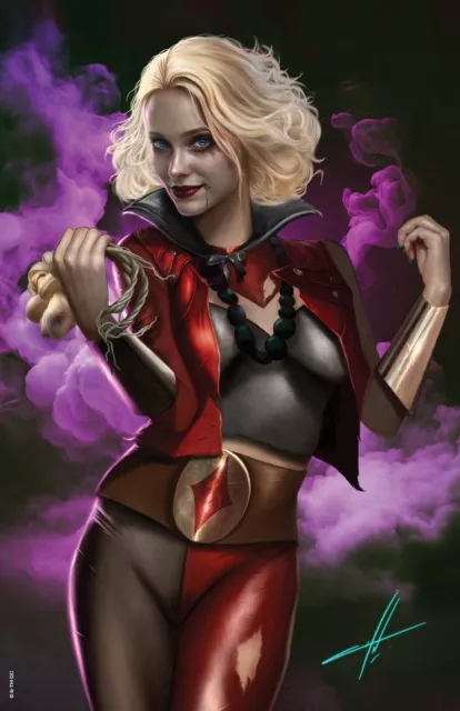 Knight Terrors Harley Quinn 1 Nm Carla Cohen Virgin Variant Dc