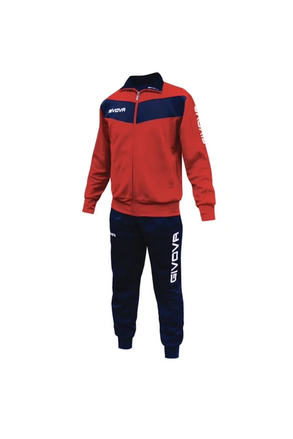 Tuta Sportiva Givova Visa Allenamento Running Zip Uomo Donna Unisex Palestra