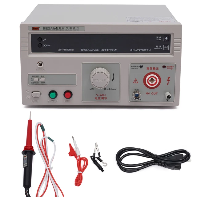 RK2670AM 110V 5000V Power AC Voltage Withstand Tester Current Hi-Pot Insulation RK2670AM 110V 5000V Power AC Voltage Withstand Tester Current Hi-Pot Insulation