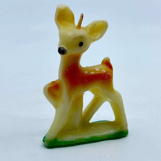 Vela novedosa Gurley década de 1950 Bambi ciervo cervatillo SC8