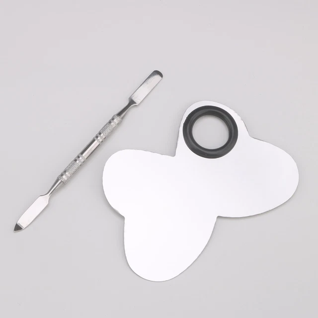 Nail Mixing Plate Wear-resistant Stably Holding Makeup Nail Plate Mixing Tool