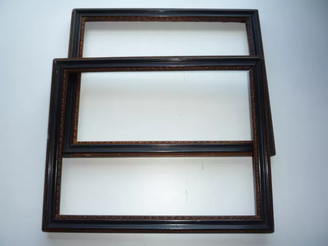 Antique Hogarth Frames Matching Pair Wood 8 1/2 x 11 Opening **FREE GB POST*