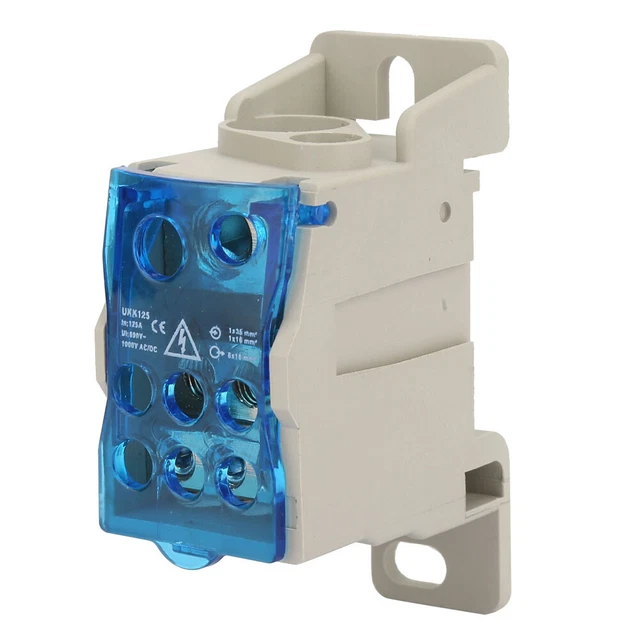 Boîte De Jonction De Rail Din UKK-125A Boîte De Distribution De Bloc De