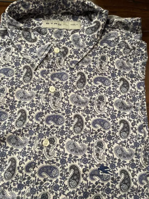 Camicia tempo libero ETRO in cotone a maniche lunghe Taglia XL