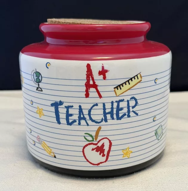 Jar Container For A+ Teacher With Cork