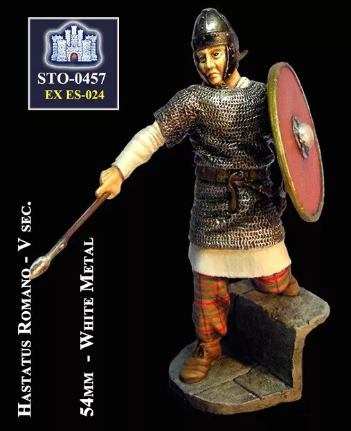 d LA FORTEZZA - STO-457 - 54mm - Fante Romano tardo-imperiale (IV-V secolo)