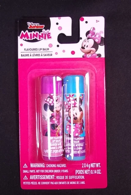 Minnie Mouse 2 pack Lip Balm Blueberry Berry NEW