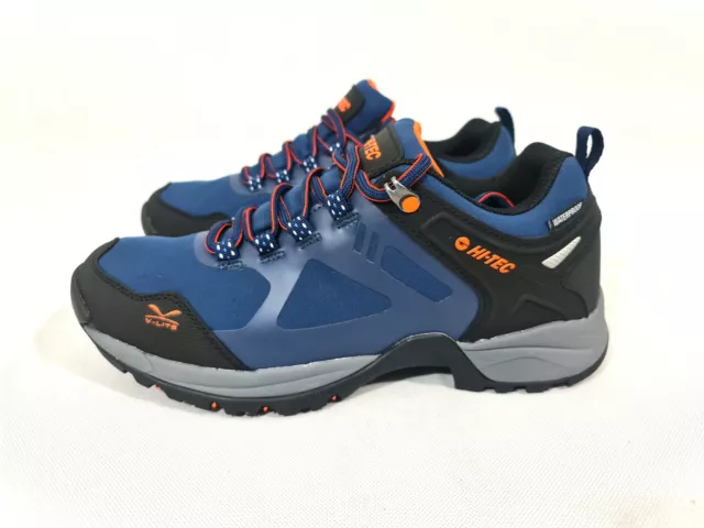 Hi-Tec V-LITE PSYCH LOW WP - Hikingschuh sapphire blue/blue/orange/black Gr. 42