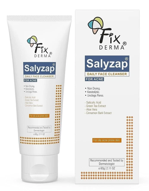 Fixderma Salyzap Lavaggio Viso per pelle Grassa Acne O Brufoli Unisex 60 ML