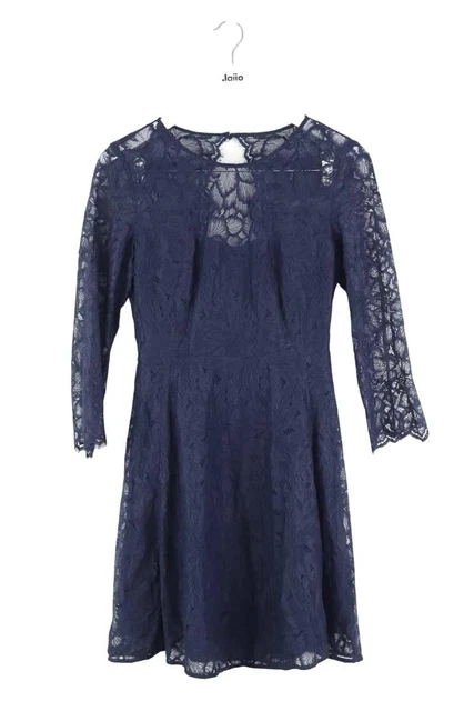 ROBE EN DENTELLE bleue Sézane S EUR 69,00 PicClick FR
