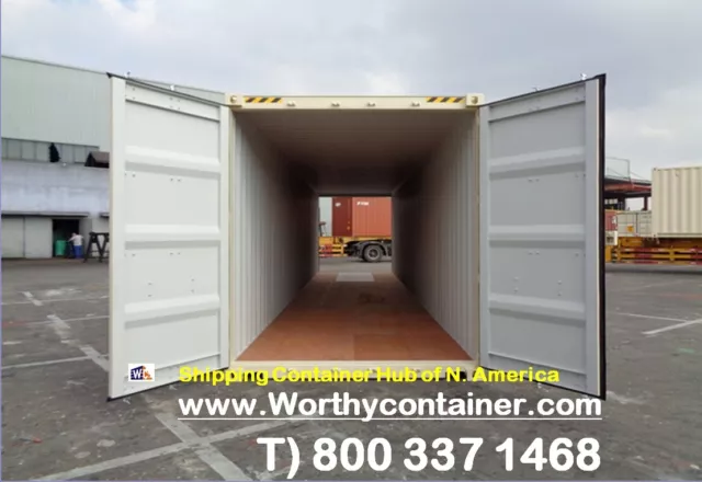 Double Door(DD) - 40ft HC New / One Trip Shipping Container in El Paso, TX