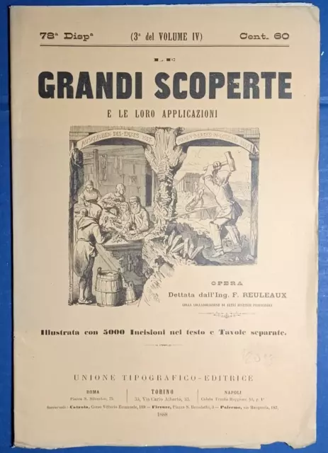 REAZIONI & REAGENTI da LE GRANDI SCOPERTE-RIVISTA N.78 DEL 1888-12033