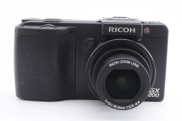 [84 Shots] Ricoh GX200 12.1MP Compact Digital Camera Black VF-1 Kit [Near MINT] 3