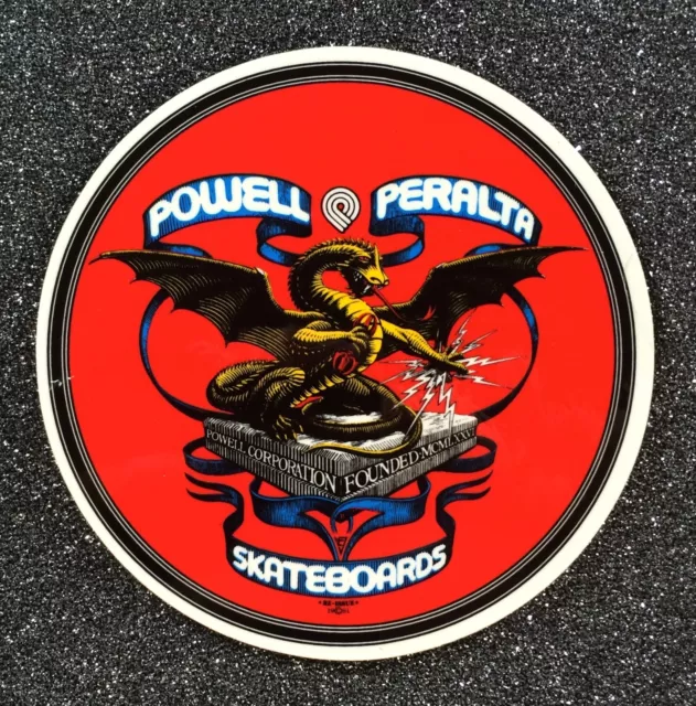 Powell Peralta Skateboard Sticker Winged Ripper Die Cut Red 5